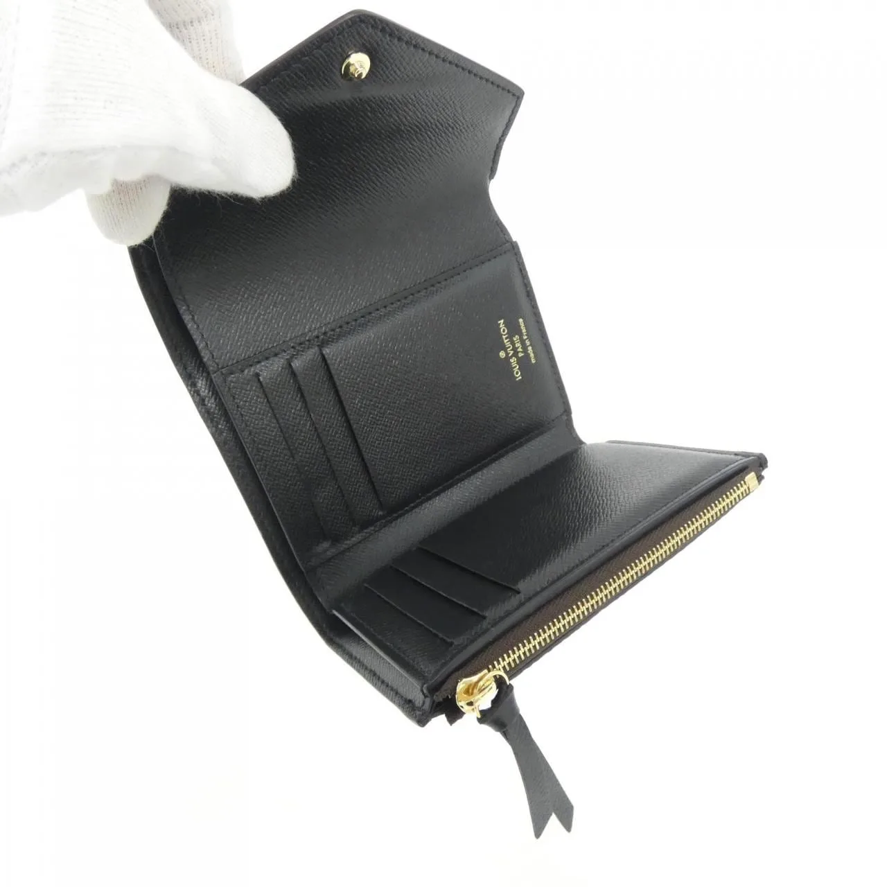 LOUIS VUITTON M81557 Wallet Monogram Black Monogram Rank A - Thumbnail 4