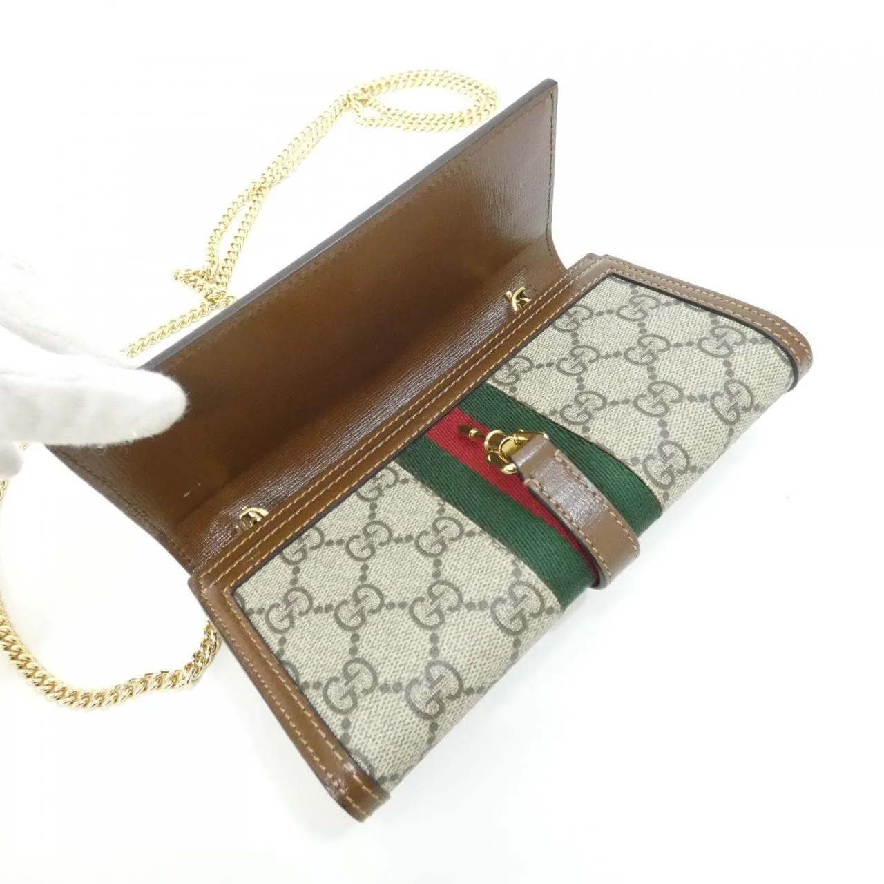 GUCCI 652681 HUHHG 銀包 帆布