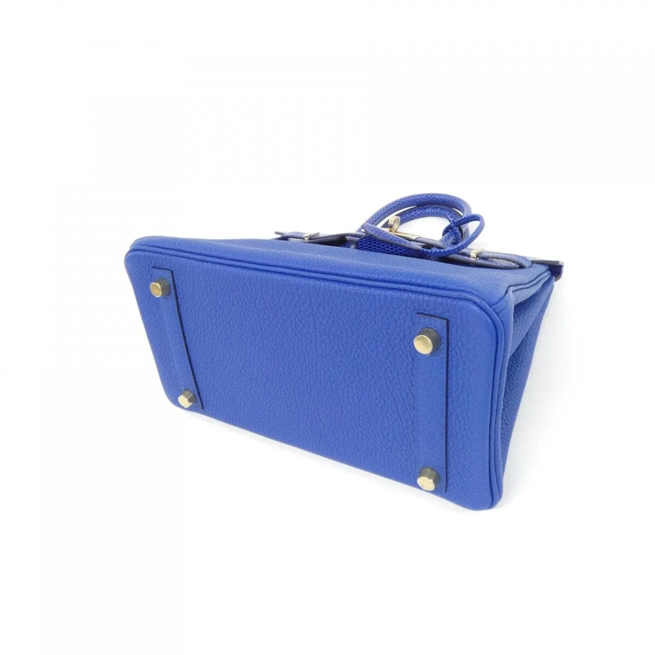 HERMES Birkin Handbag Togo Blue Togo Leather Rank A - Thumbnail 3