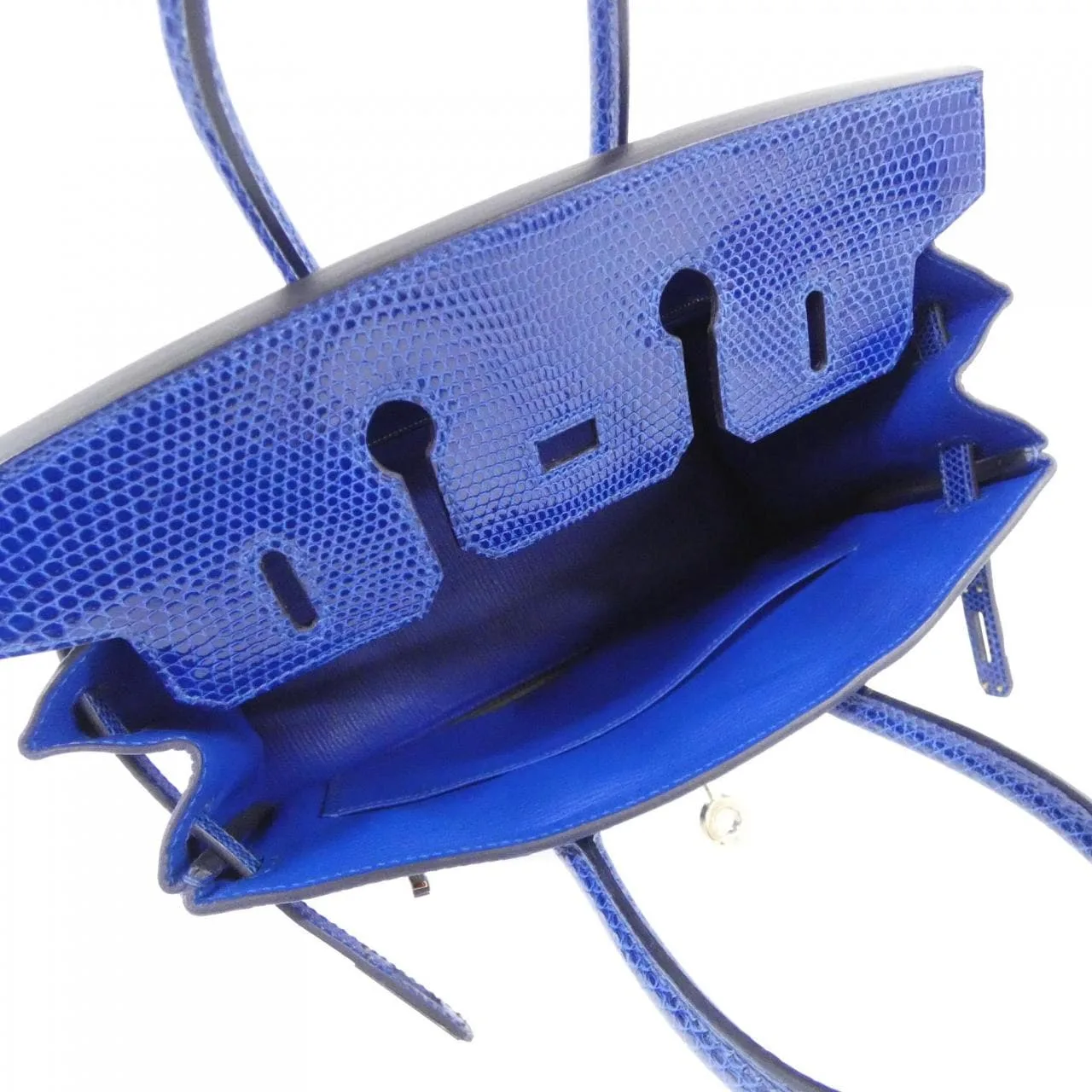 HERMES Birkin Handbag Togo Blue Togo Leather Rank A - Thumbnail 6