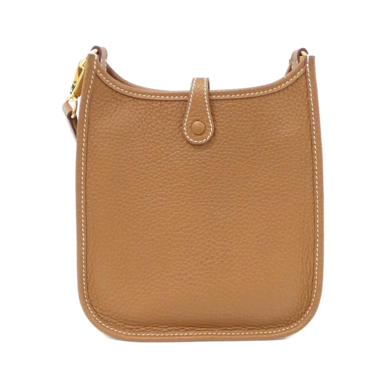 HERMES Evelyne 069426CC Shoulder Clemence Gold Clemence Leather Rank A - Thumbnail 2