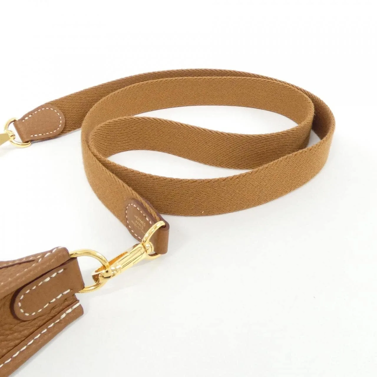 HERMES Evelyne 069426CC Shoulder Clemence Gold Clemence Leather Rank A - Thumbnail 4