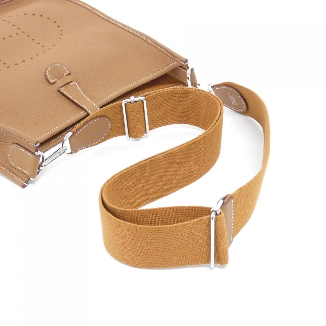 HERMES Evelyne 056277CK Shoulder Clemence Gold Clemence Leather Rank A - Thumbnail 6