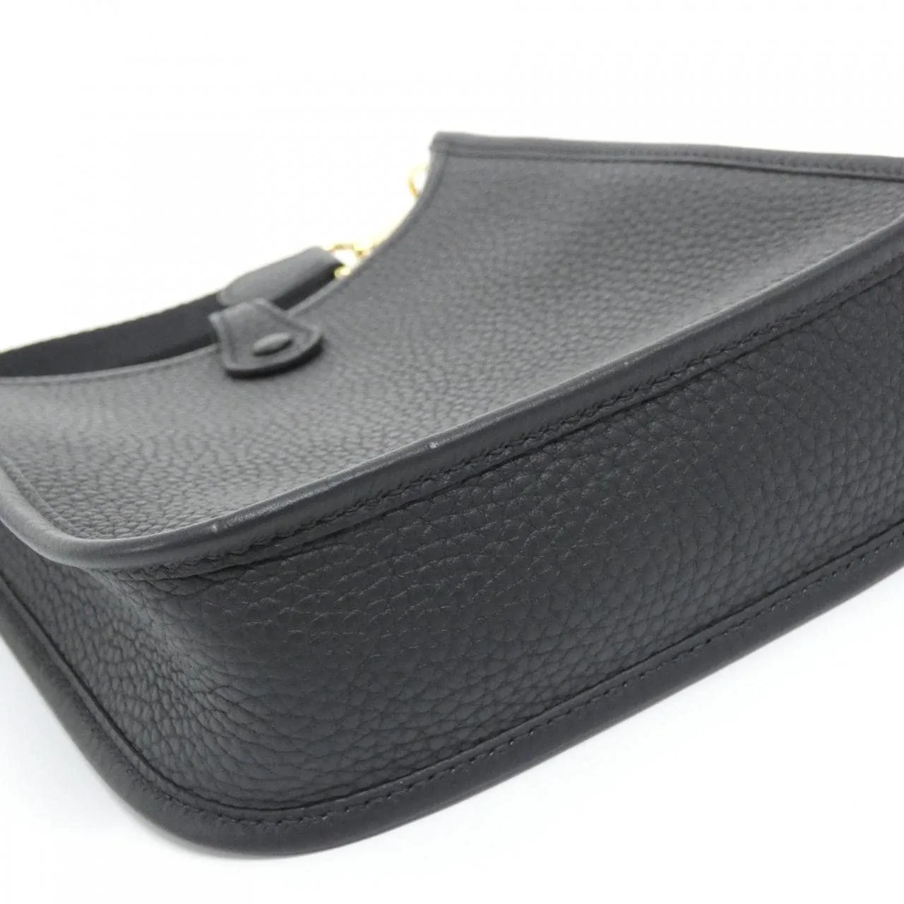 HERMES Evelyne 069426CC Shoulder Clemence Black Clemence Leather Rank A - Thumbnail 4