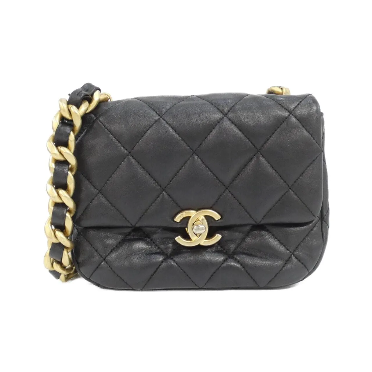 CHANEL Chanel 22 AS3205 Shoulder Lambskin Black