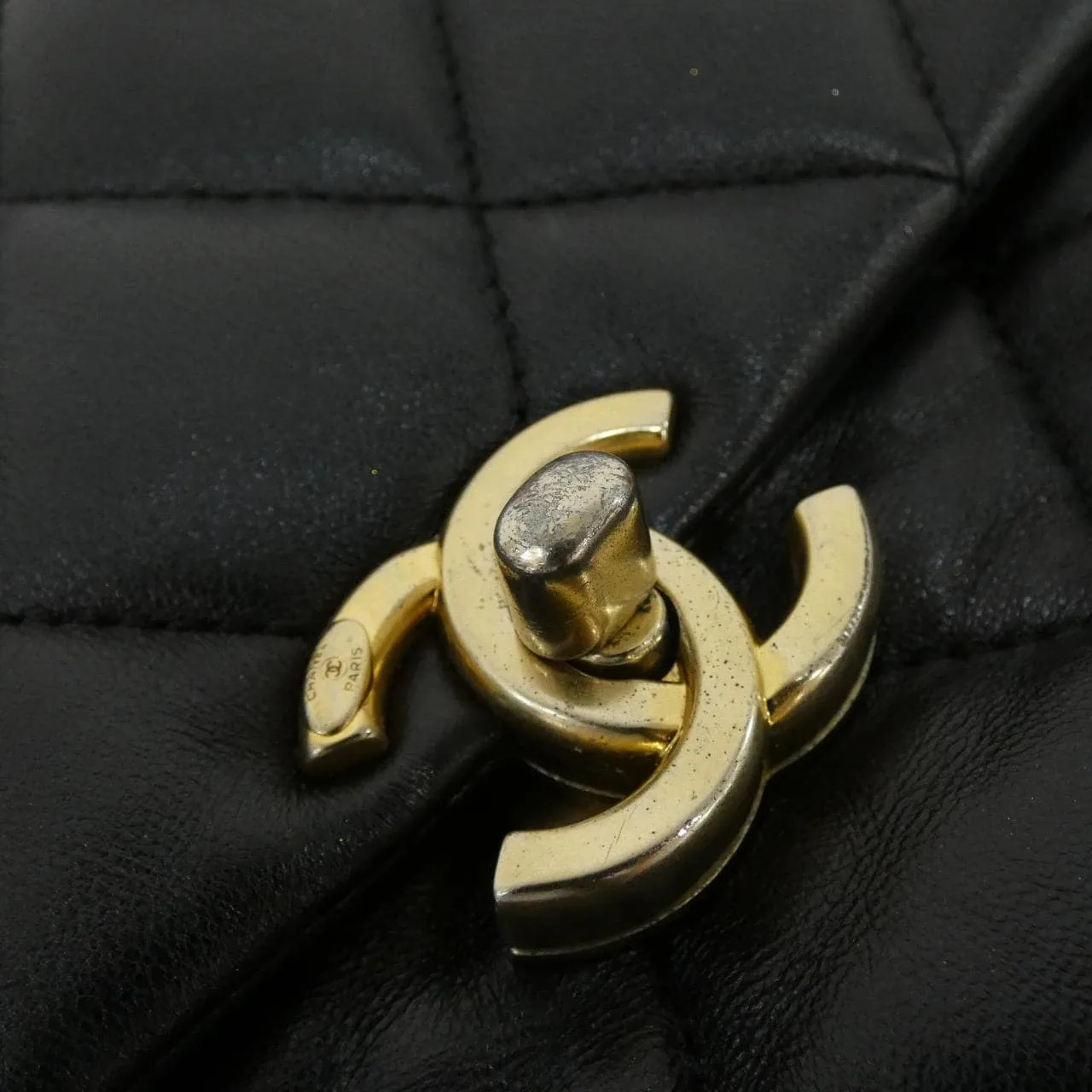 CHANEL Chanel 22 AS3205 Shoulder Lambskin Black Lambskin Rank B - Thumbnail 4