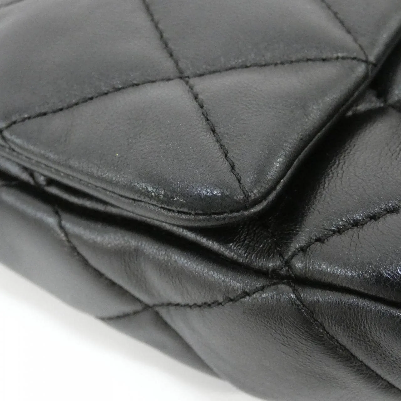 CHANEL Chanel 22 AS3205 Shoulder Lambskin Black Lambskin Rank B - Thumbnail 5