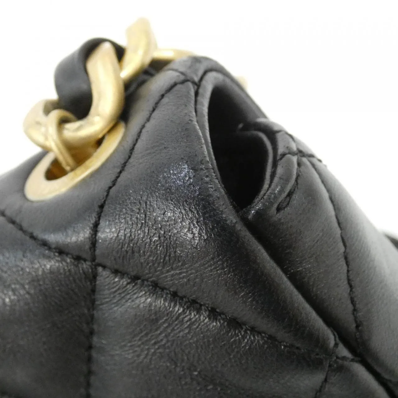 CHANEL Chanel 22 AS3205 Shoulder Lambskin Black Lambskin Rank B - Thumbnail 6