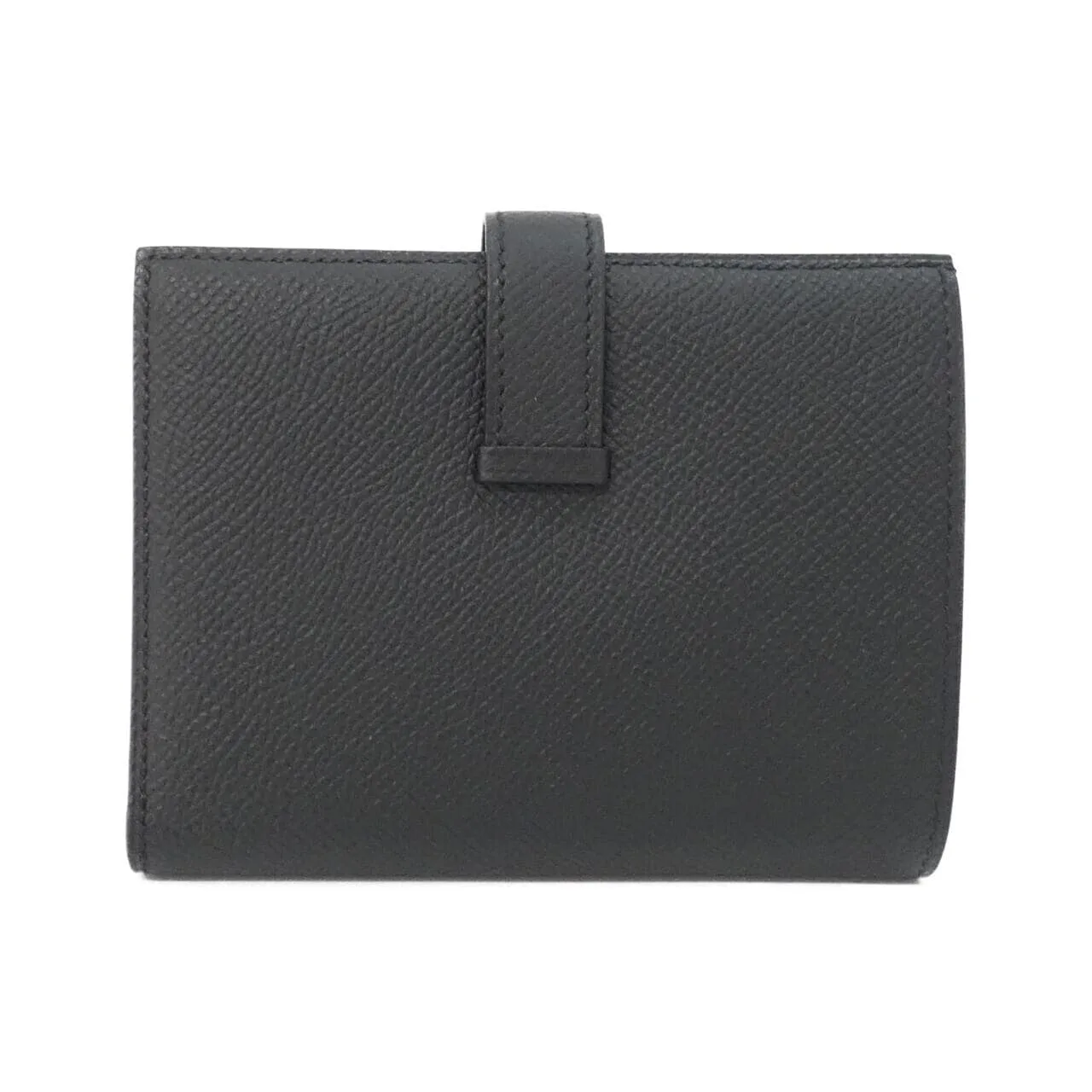 HERMES 039790CC Wallet Epsom Black Epsom Leather Rank A - Thumbnail 2