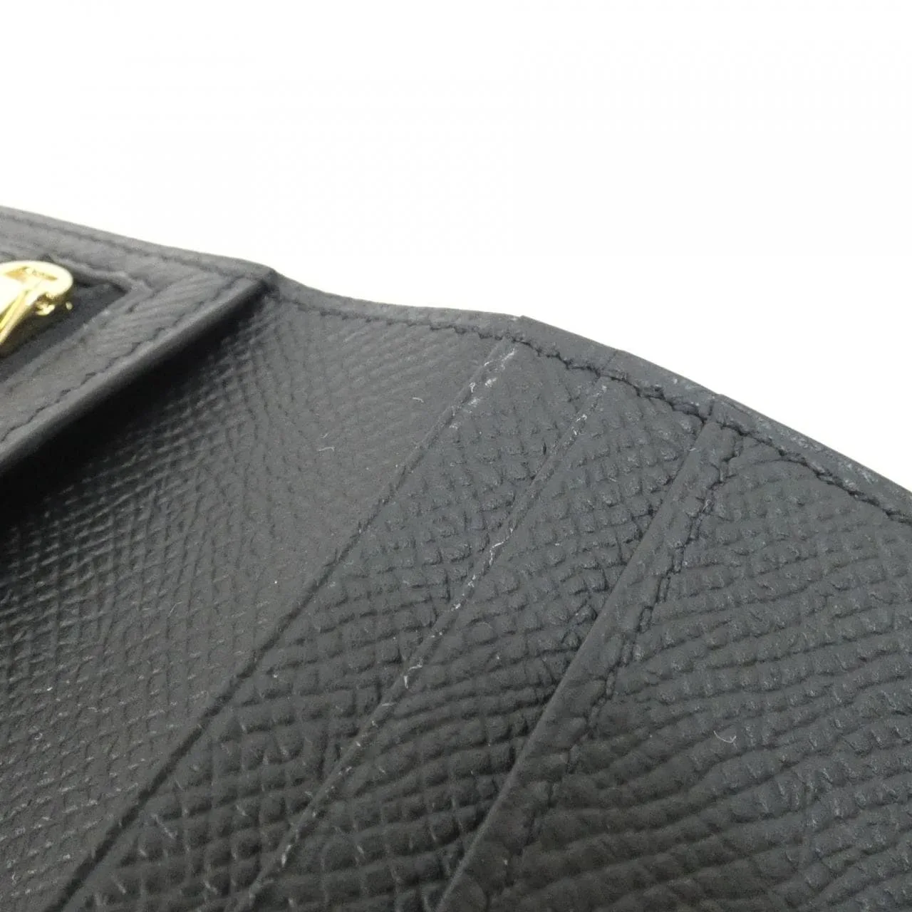 HERMES 039790CC Wallet Epsom Black Epsom Leather Rank A - Thumbnail 5