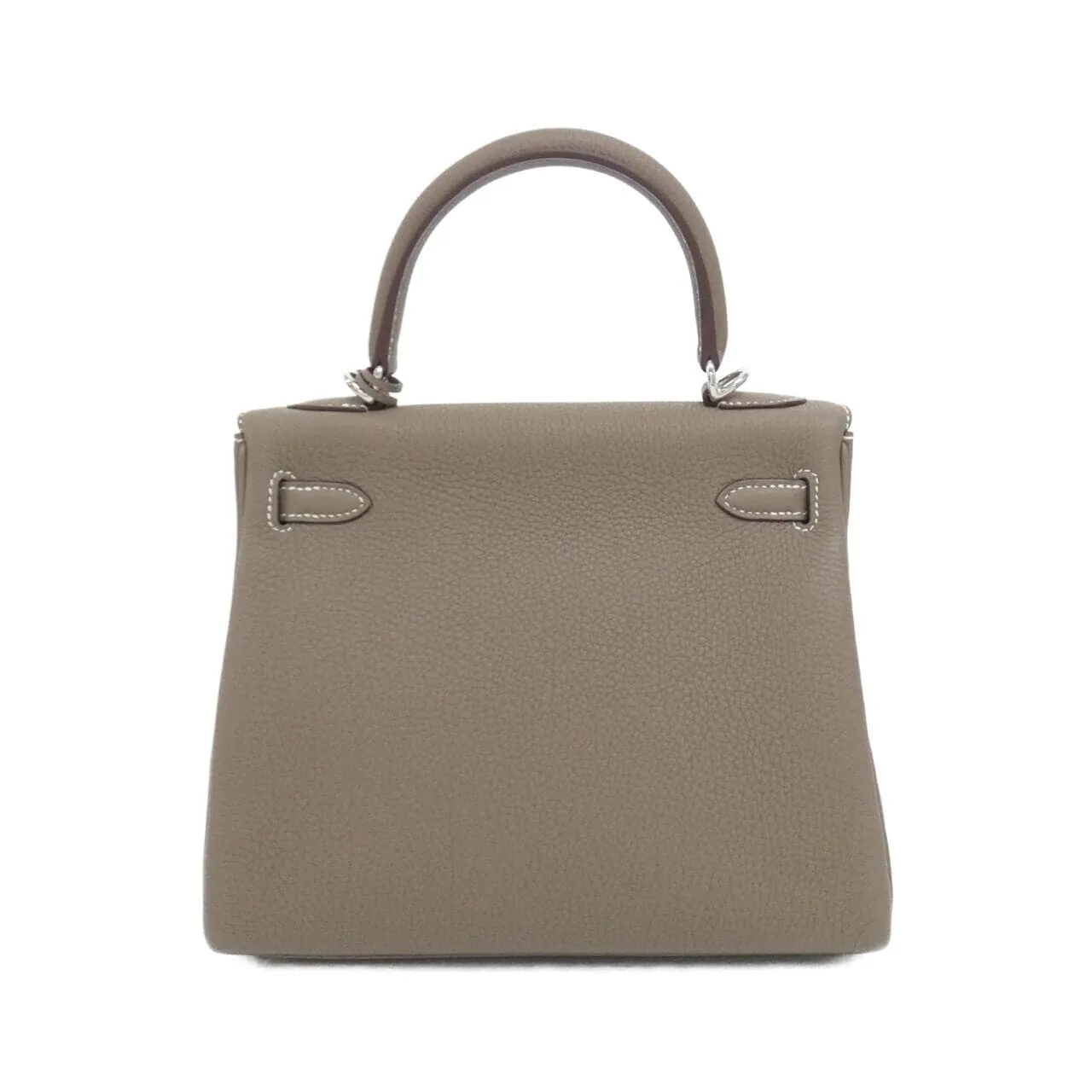 HERMES Kelly 044624CK Handbag Togo Etoupe Togo Leather Unused - Thumbnail 2