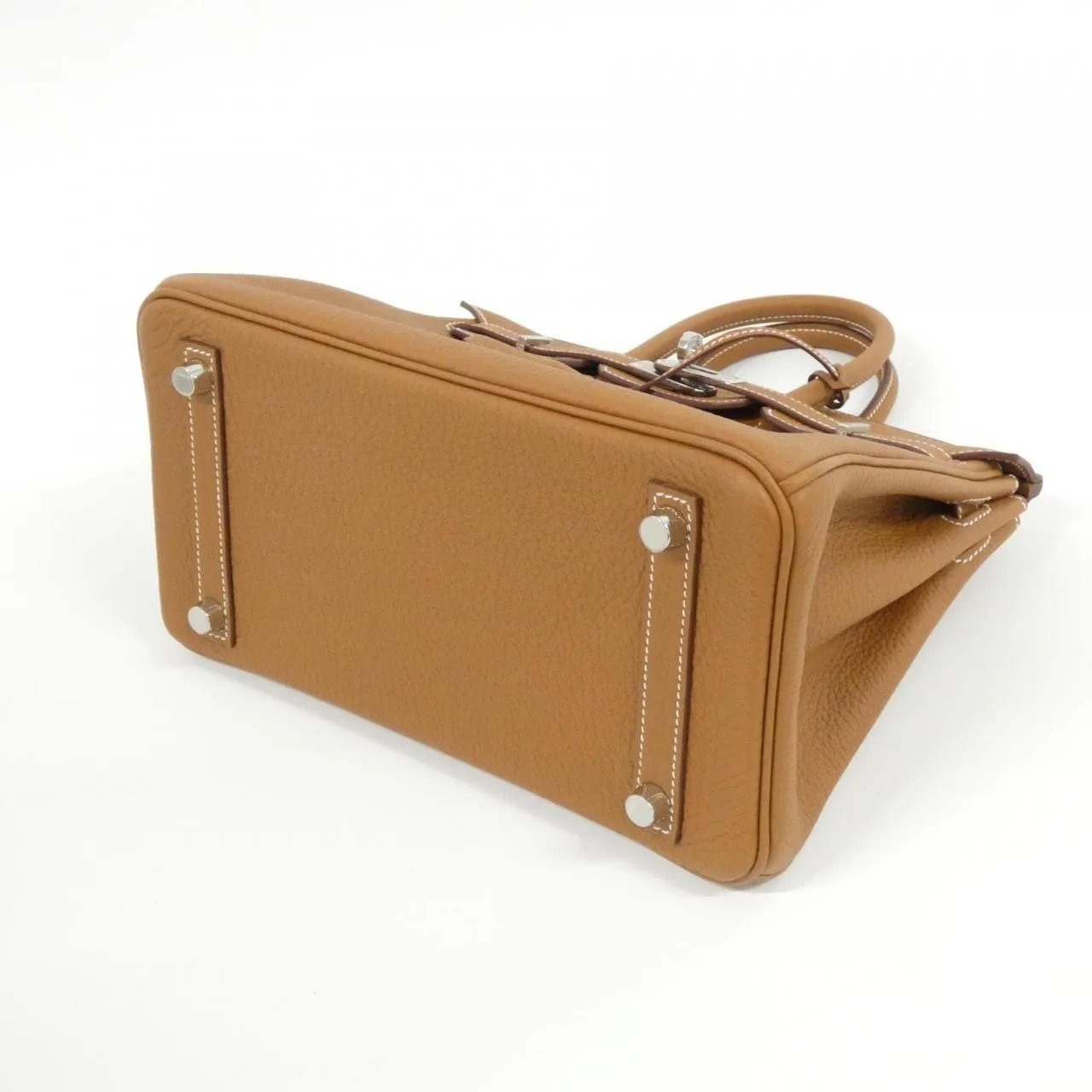 HERMES Birkin 041344CK Handbag Togo Gold Togo Leather Unused - Thumbnail 3