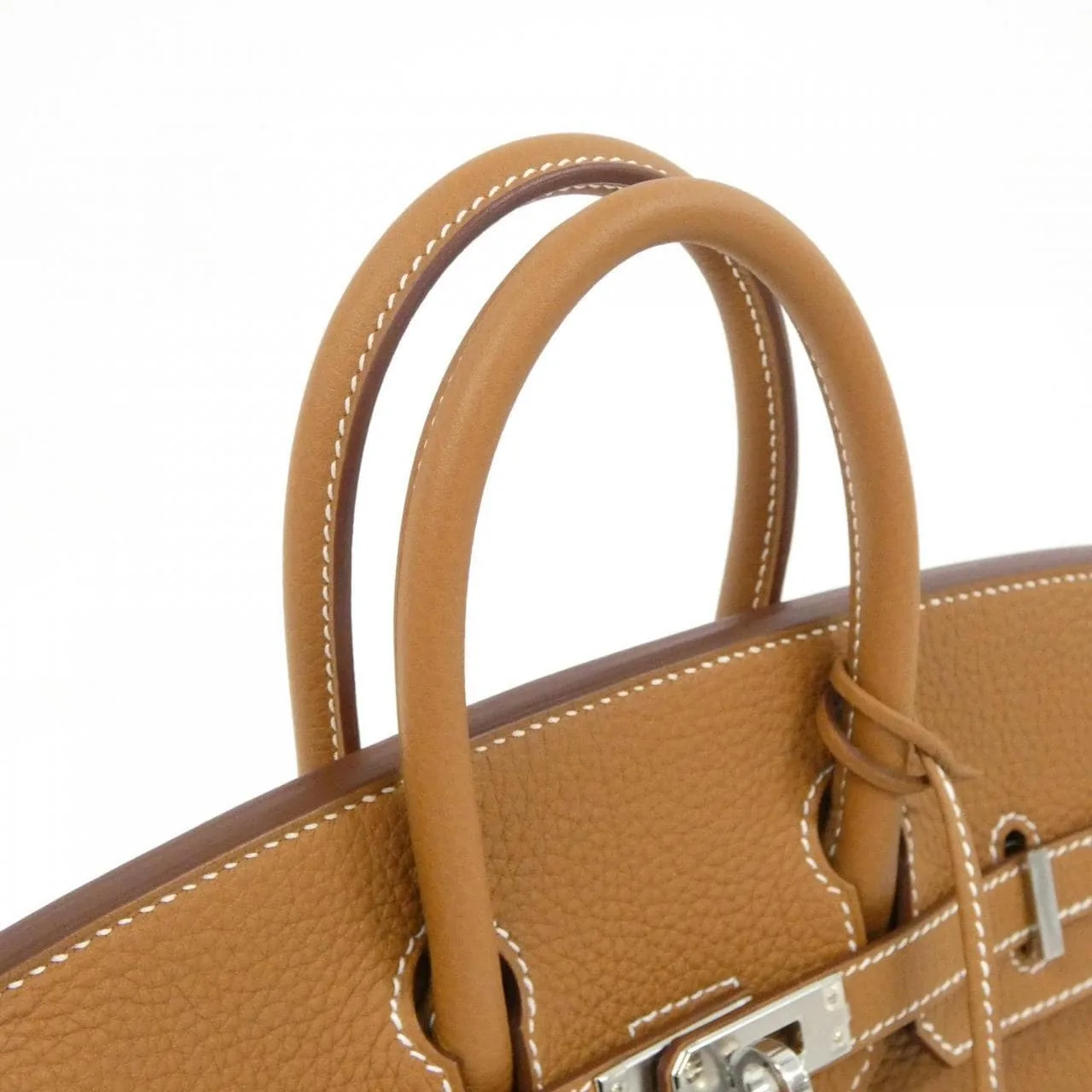 HERMES Birkin 041344CK Handbag Togo Gold Togo Leather Unused - Thumbnail 5