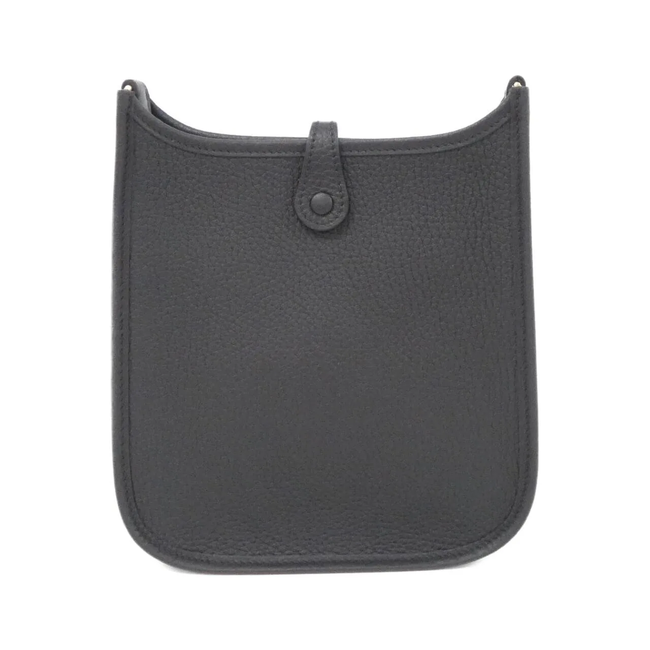 HERMES Evelyne 069426CC Shoulder Clemence Black Clemence Leather Unused - Thumbnail 2