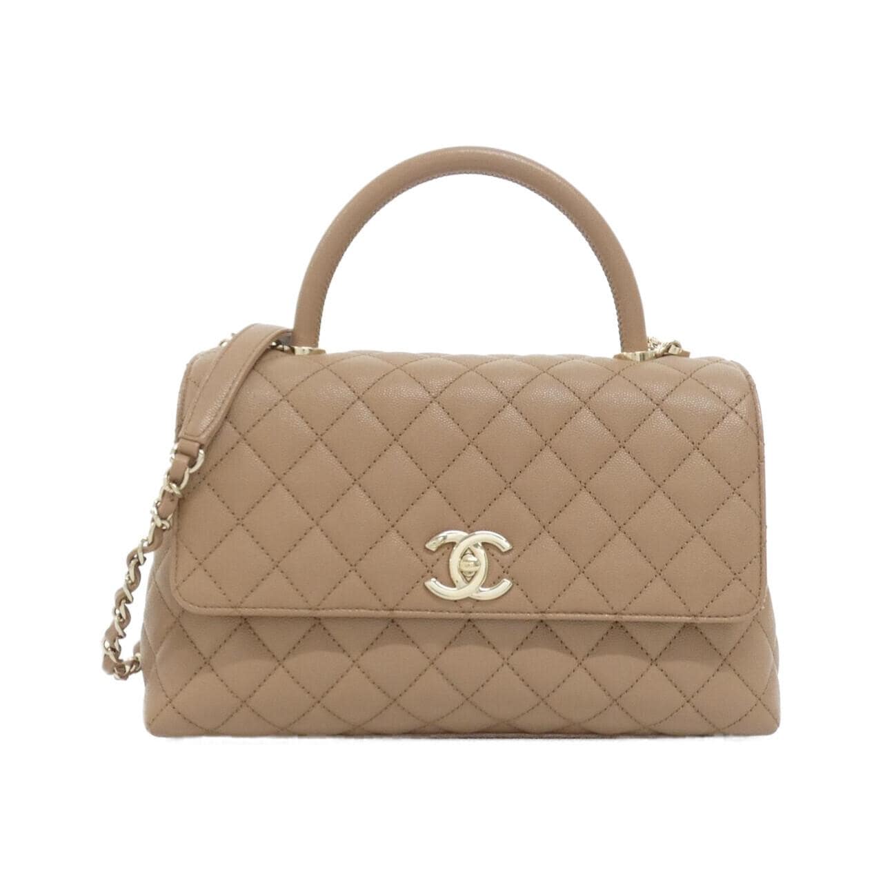 CHANEL Matelasse 92991 Handbag Grained Calfskin