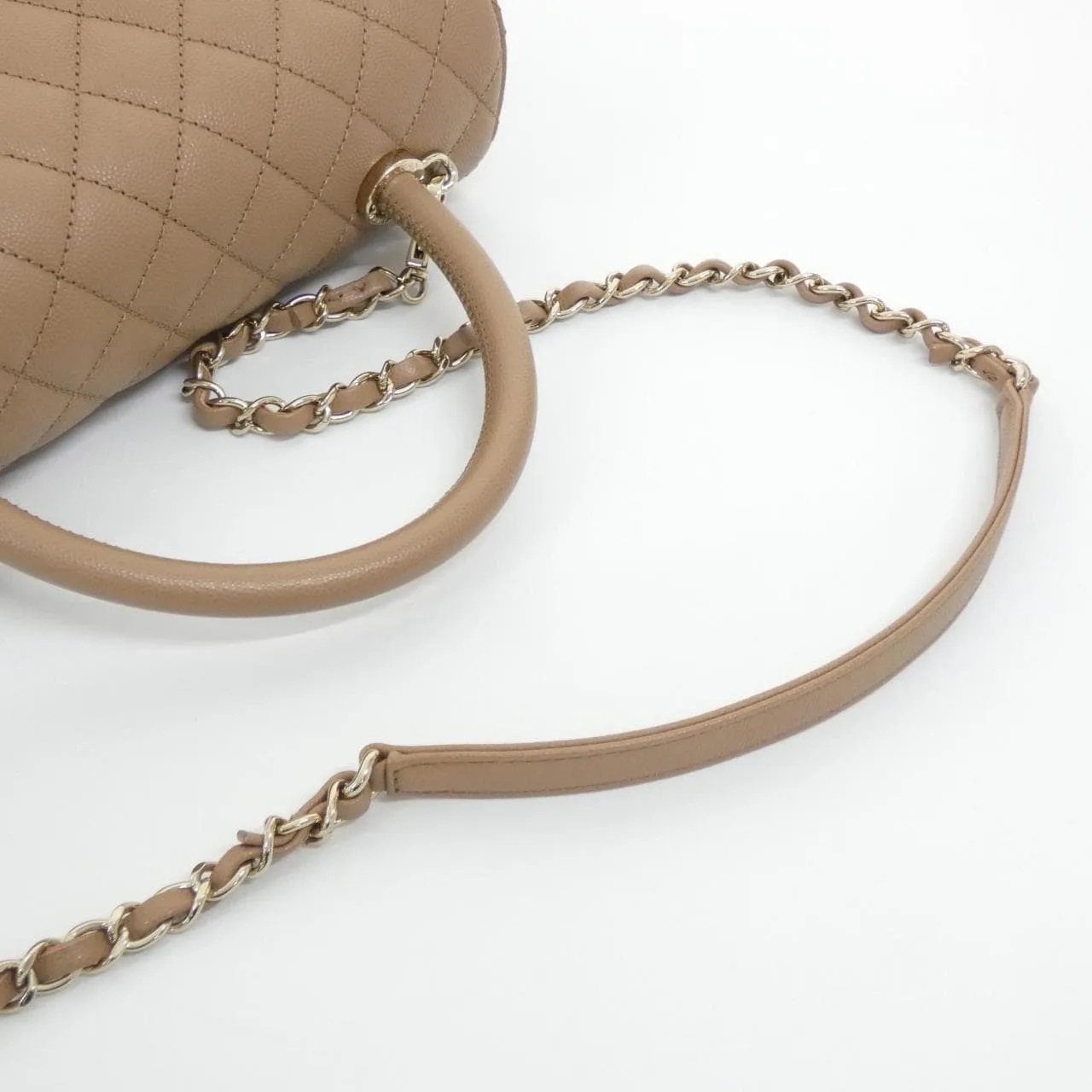 CHANEL Matelasse 92991 Handbag Grained Calfskin