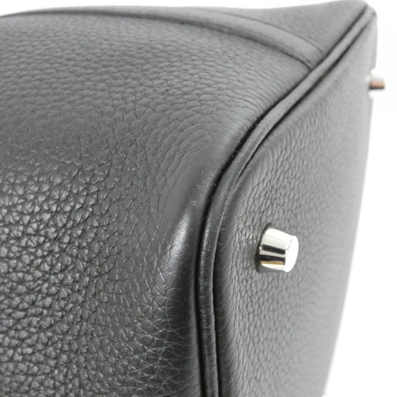 HERMES Picotin 060991CK Handbag Clemence 3