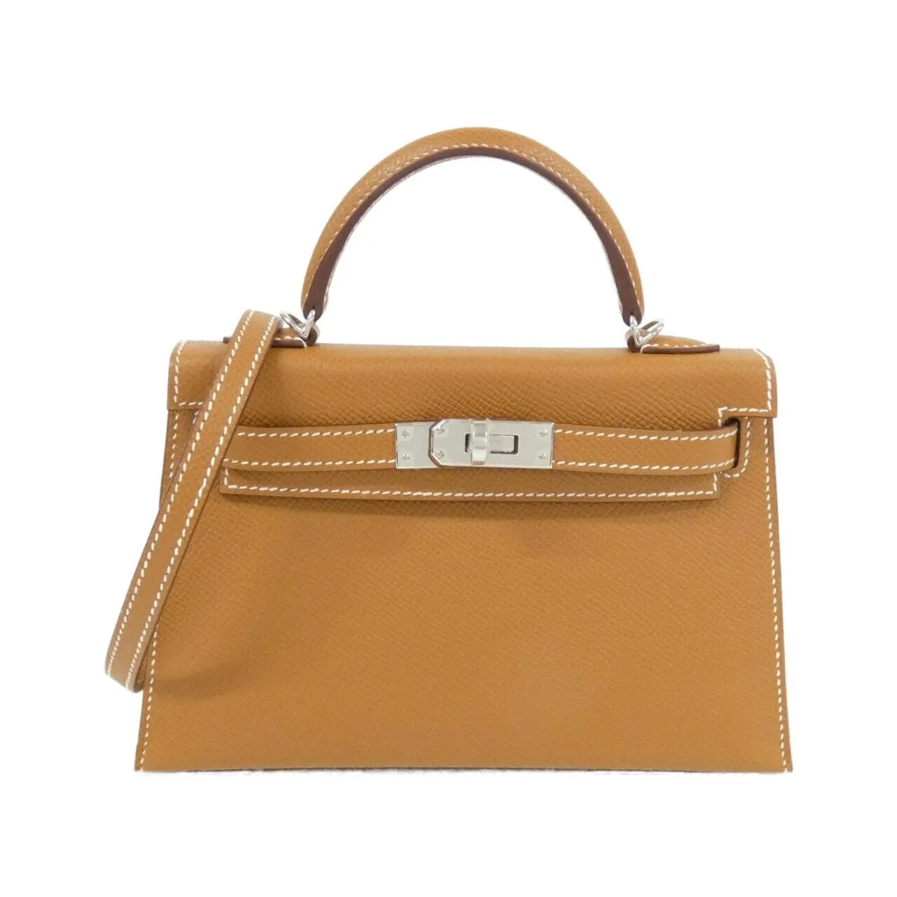 HERMES Kelly 071302CK Handbag Epsom Gold