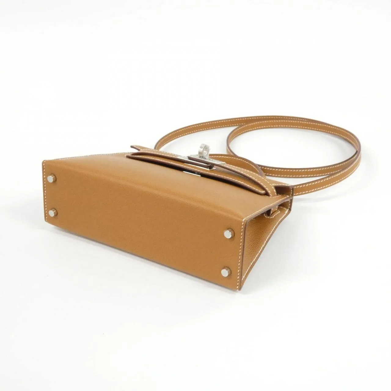 HERMES Kelly 071302CK Handbag Epsom Gold Epsom Leather Unused - Thumbnail 3