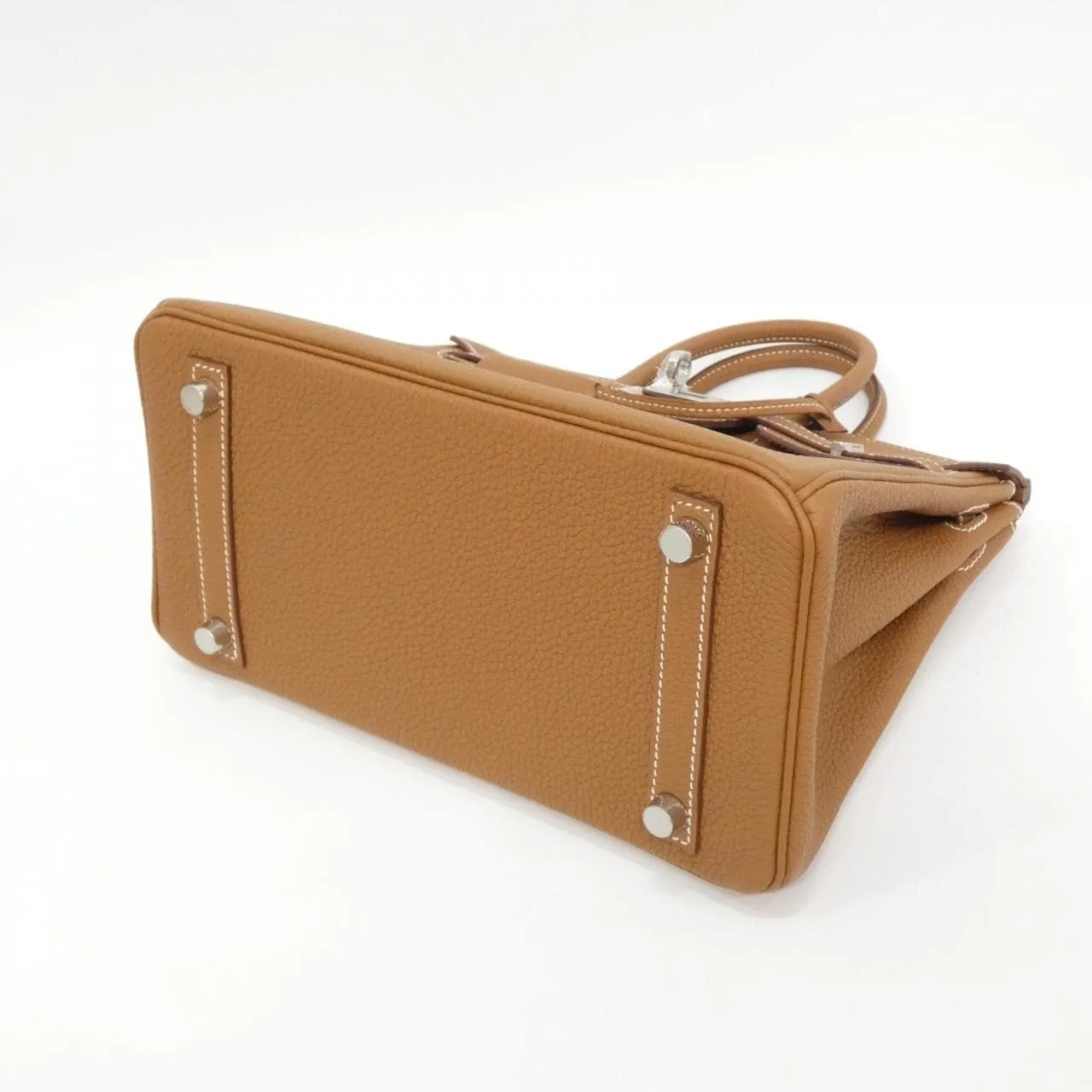 HERMES Birkin 041344CK Handbag Togo Gold Togo Leather Unused - Thumbnail 3