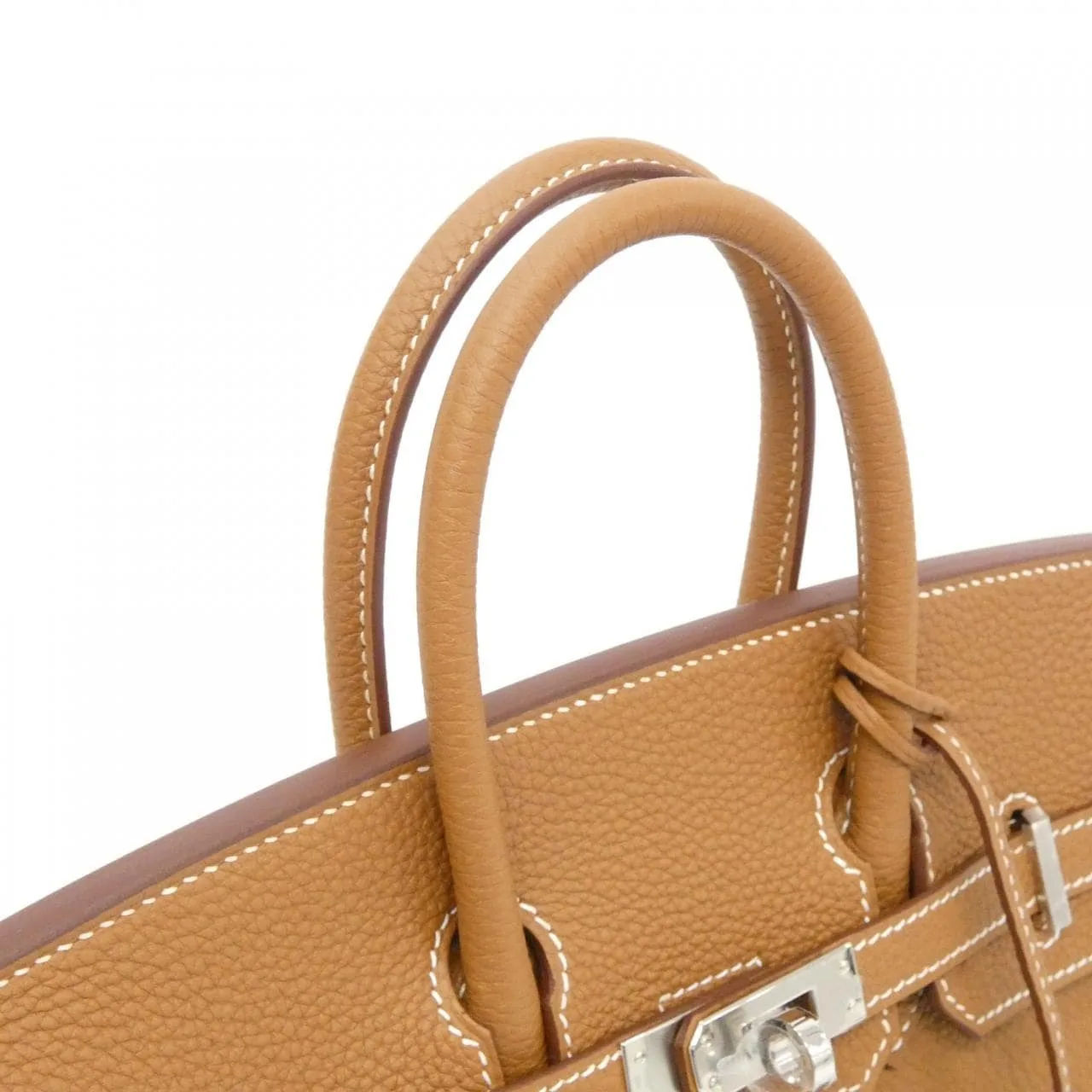 HERMES Birkin 041344CK Handbag Togo Gold Togo Leather Unused - Thumbnail 5