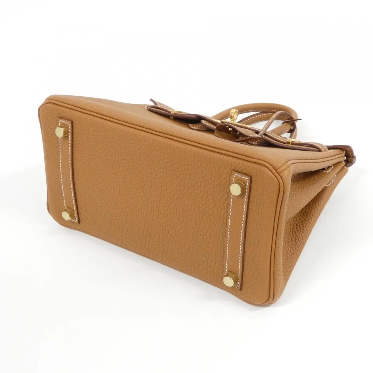 HERMES Birkin 041344CC Handbag Togo Gold Togo Leather Unused - Thumbnail 3