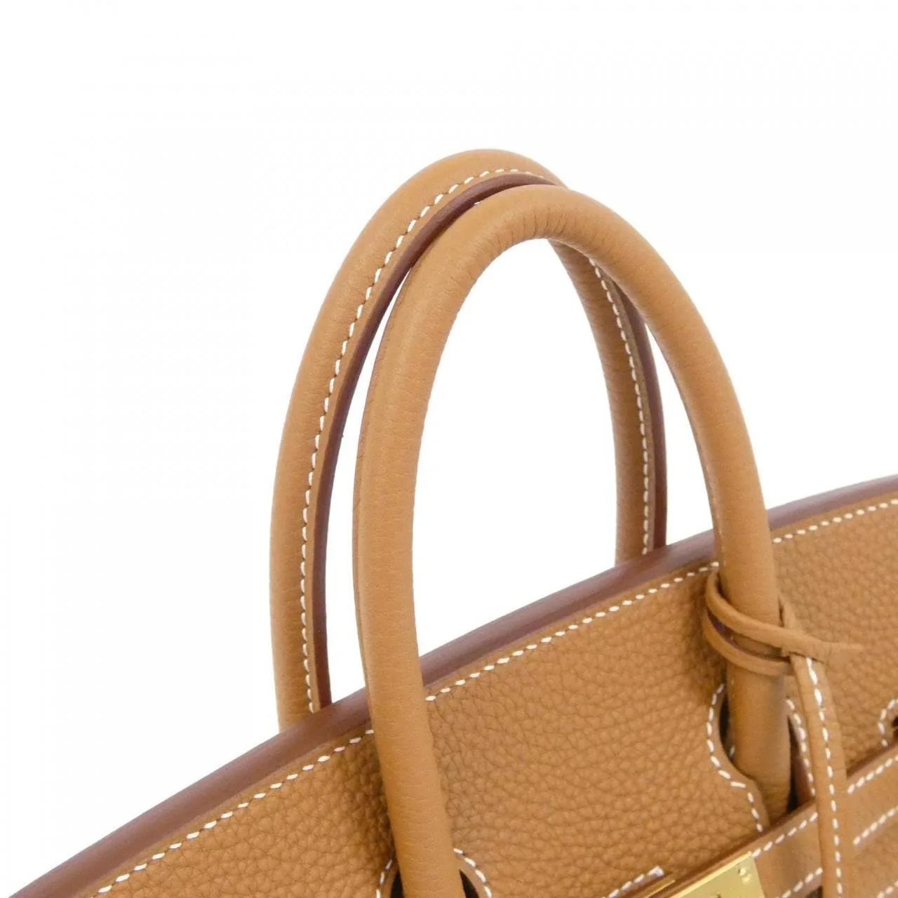 HERMES Birkin 041344CC Handbag Togo Gold Togo Leather Unused - Thumbnail 5