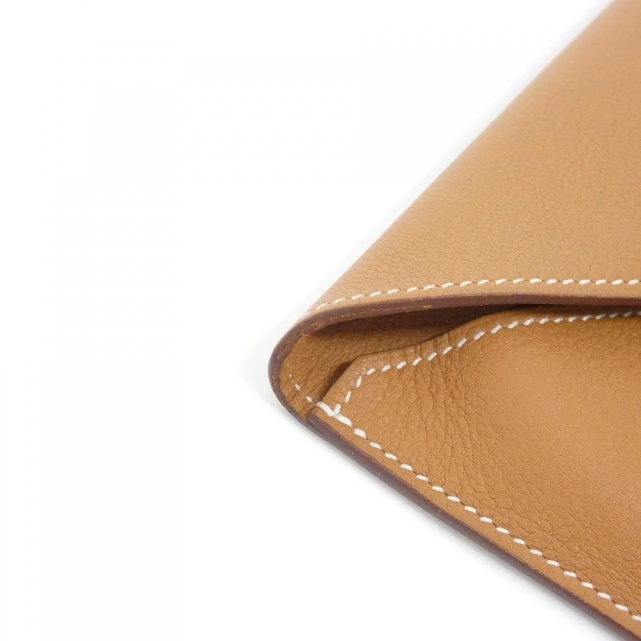 HERMES 070975CK Pouch Swift Gold Swift Leather Rank A - Thumbnail 7