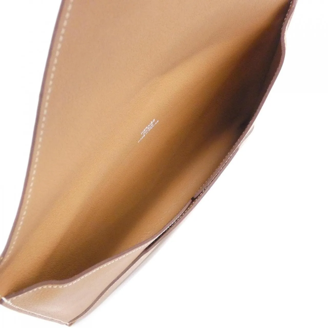 HERMES 070975CK Pouch Swift Gold Swift Leather Rank A - Thumbnail 10
