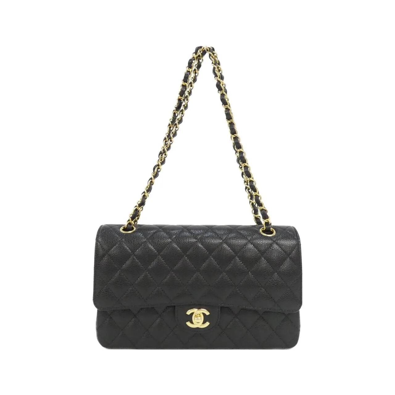 CHANEL Matelasse 1112 Shoulder Grained Calfskin