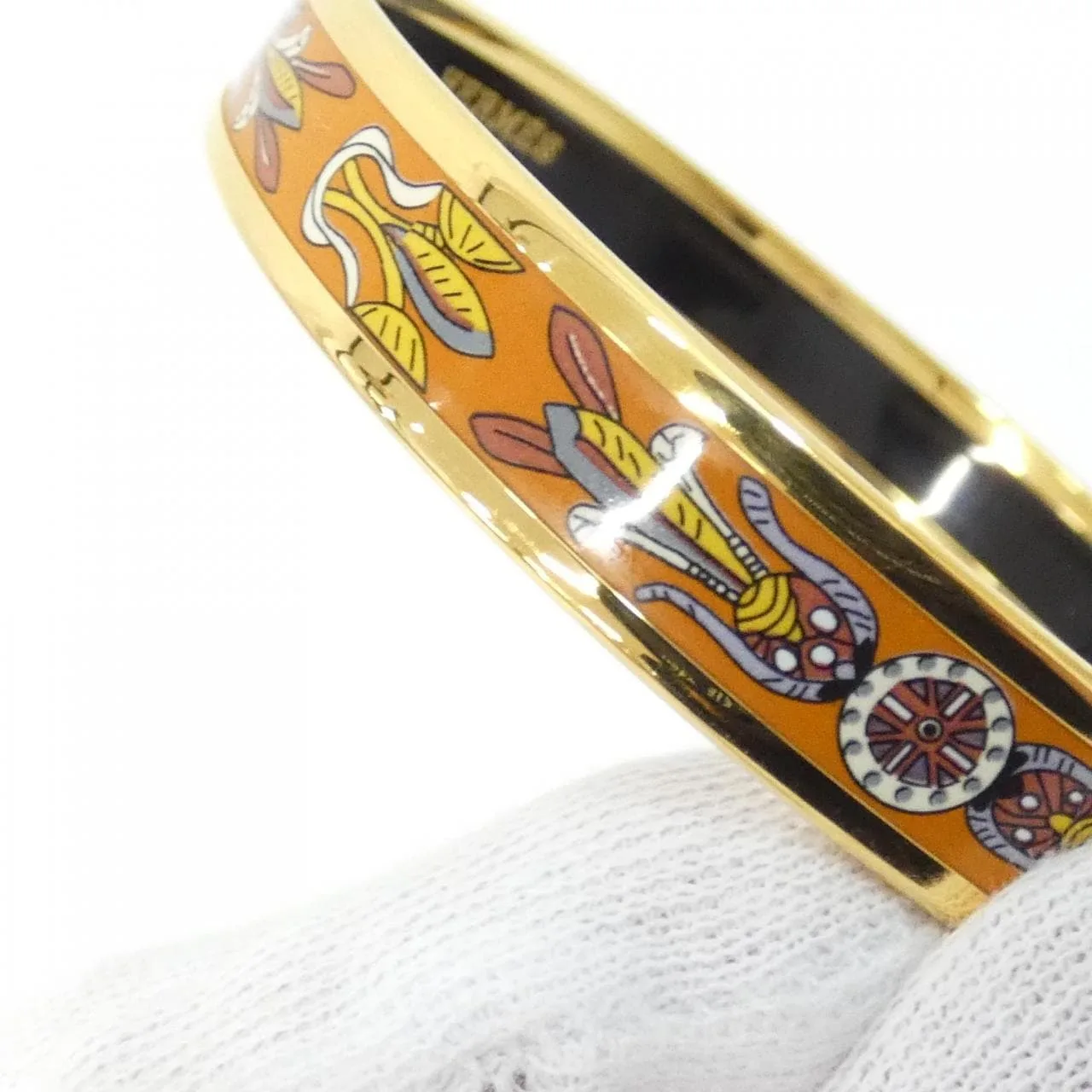 HERMES Accessories Orange Rank A - Thumbnail 3