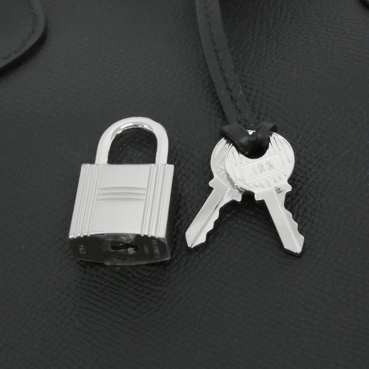 HERMES Bolide 075181CK Handbag Epsom Black Epsom Leather Rank A - Thumbnail 3
