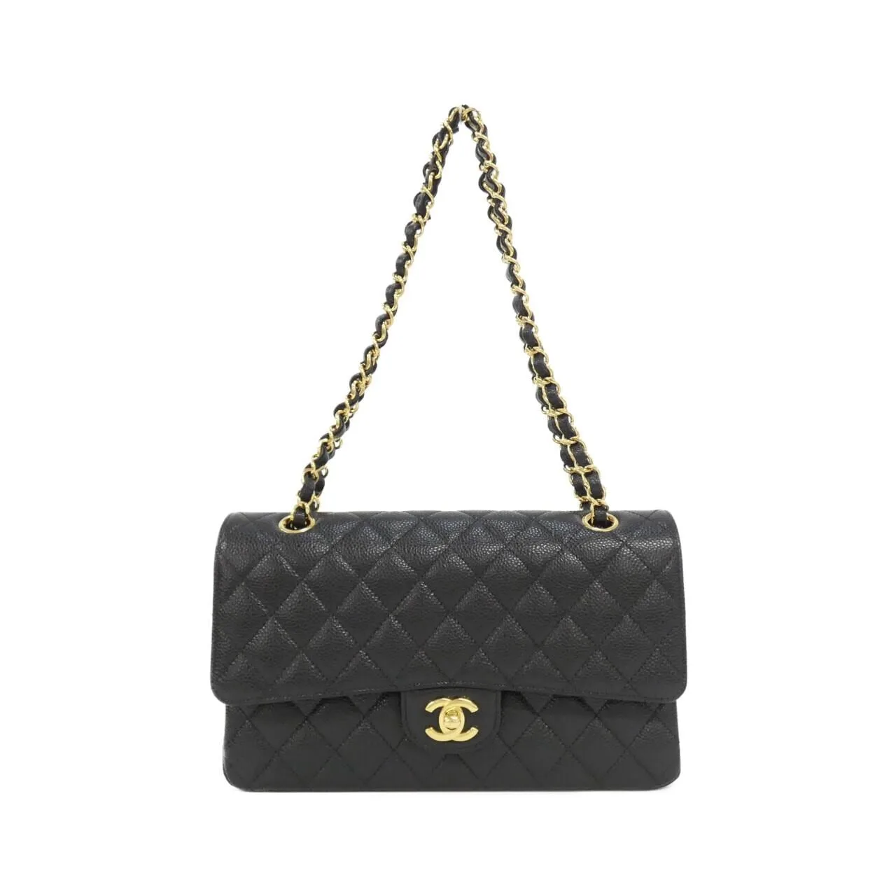 CHANEL Matelasse 1112 Shoulder Grained Calfskin