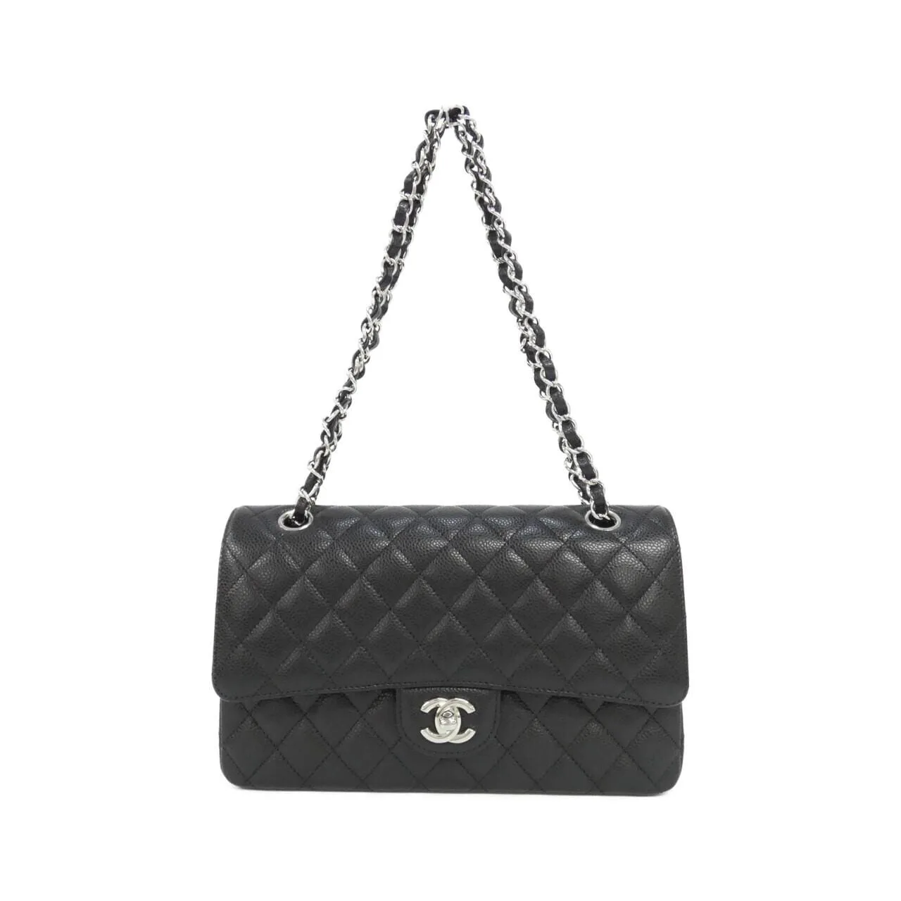 CHANEL Matelasse 1112 Shoulder Grained Calfskin