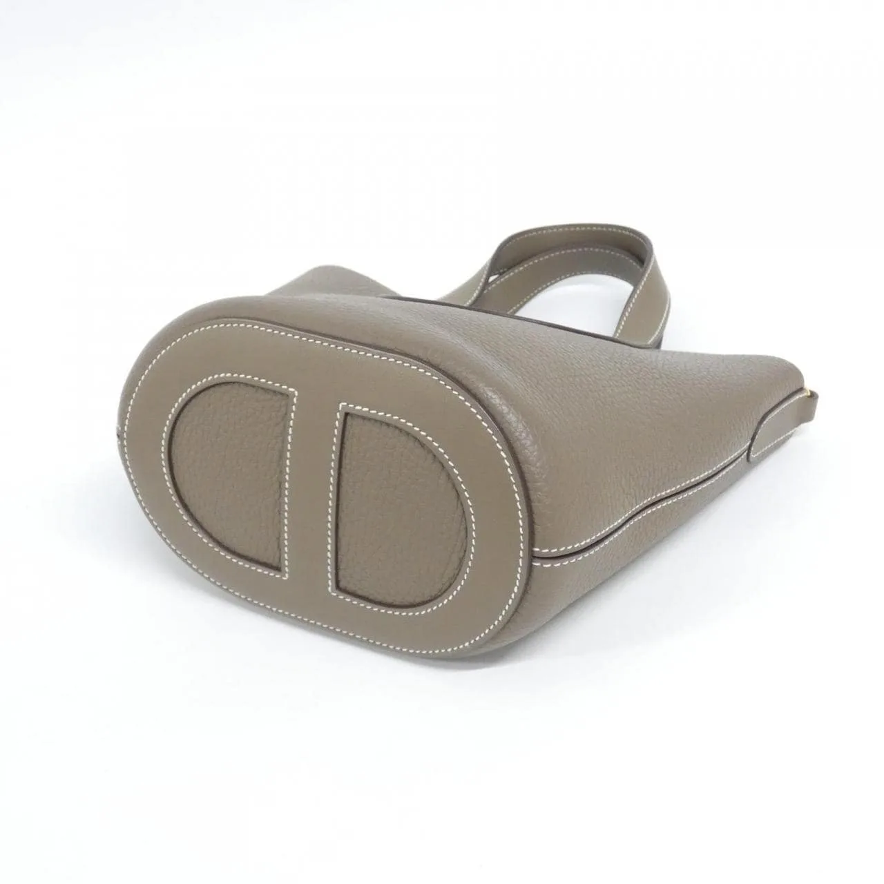 HERMES 084274CC Handbag Clemence Etoupe Clemence Leather Rank A - Thumbnail 2