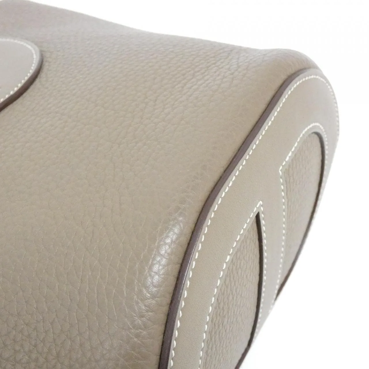 HERMES 084274CC Handbag Clemence Etoupe Clemence Leather Rank A - Thumbnail 3