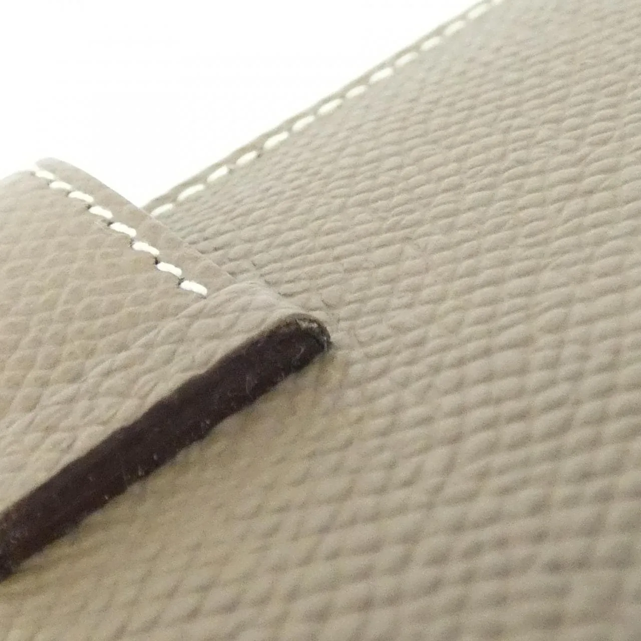 HERMES 039806CK Card Case Epsom Etoupe Epsom Leather Rank A - Thumbnail 6