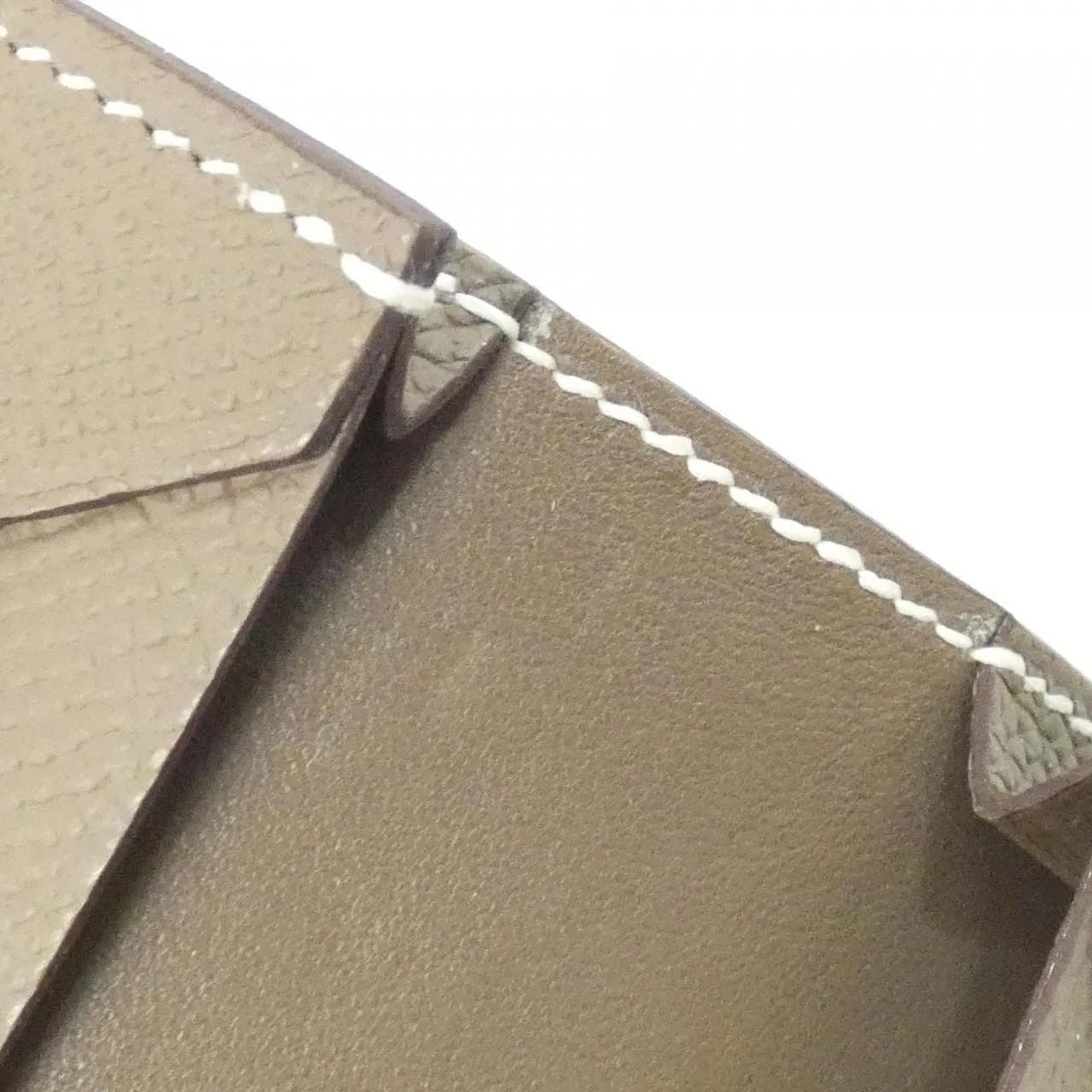 HERMES 039806CK Card Case Epsom Etoupe Epsom Leather Rank A - Thumbnail 9