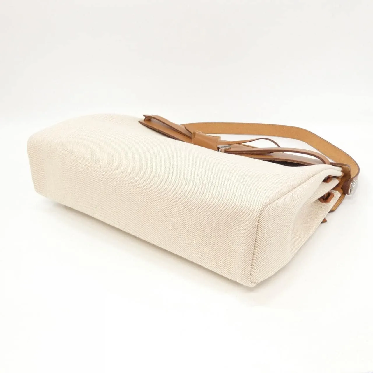 HERMES Herbag 084623CK Shoulder Beige Rank A - Thumbnail 3