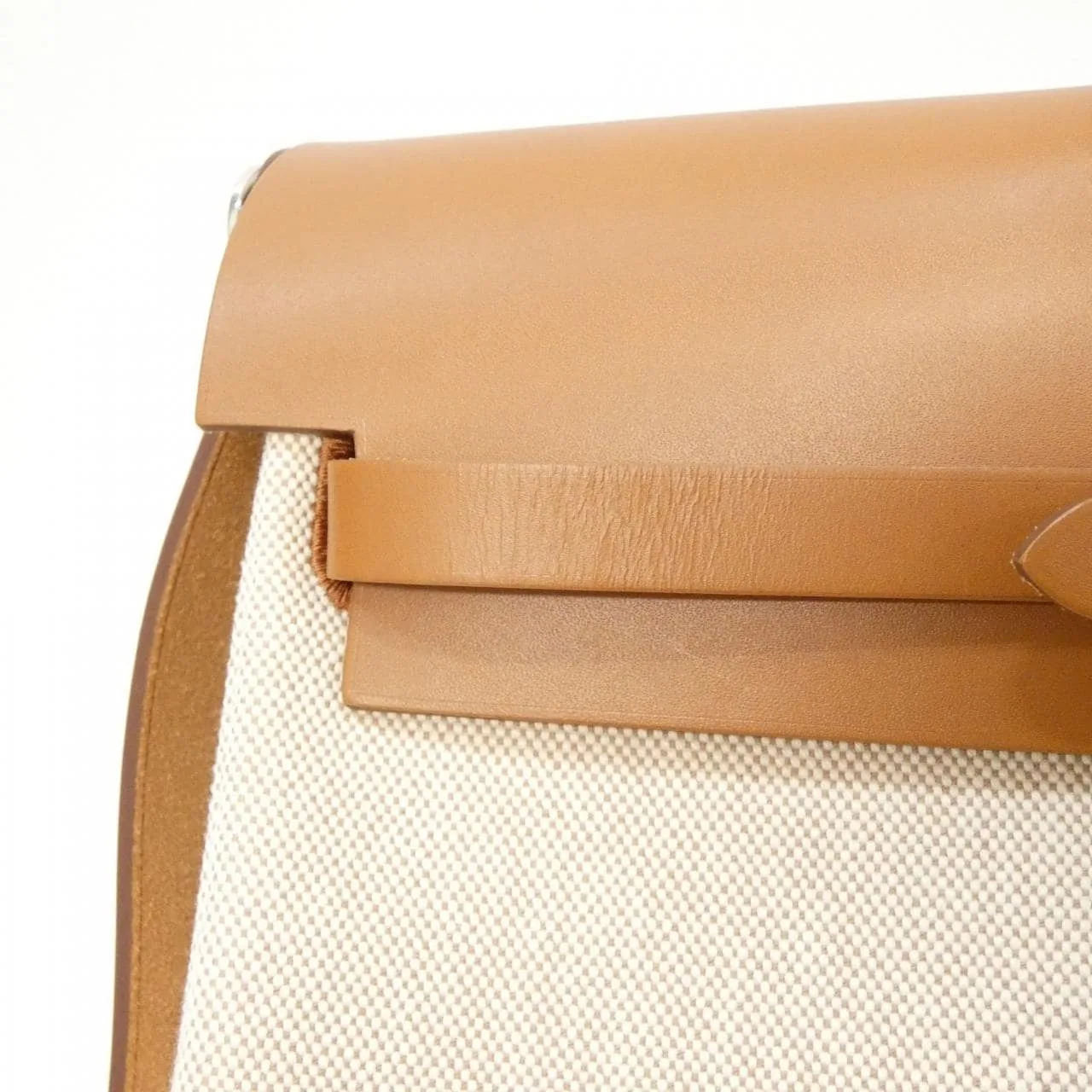 HERMES Herbag 084623CK Shoulder Beige Rank A - Thumbnail 4