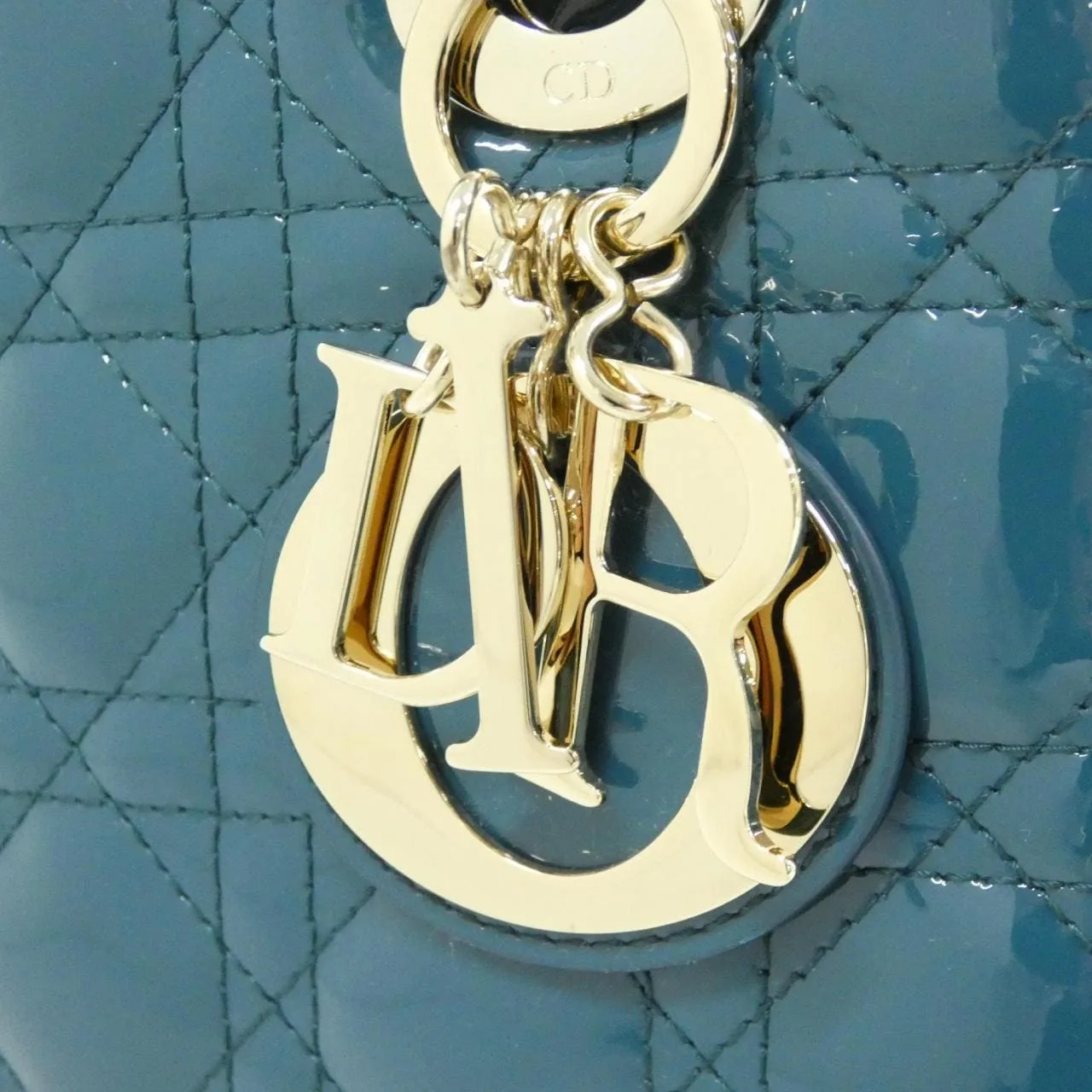 DIOR Lady Dior M0531OWCB Handbag Patent Leather 4