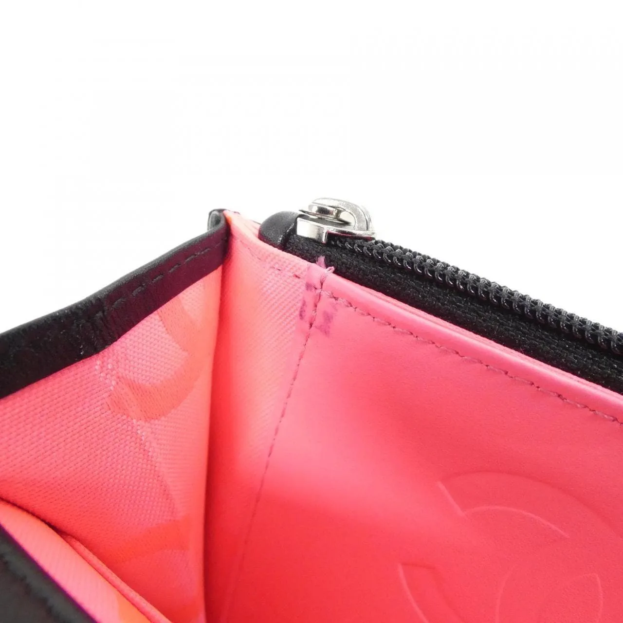 CHANEL Cambon 46646 Wallet Patent Leather