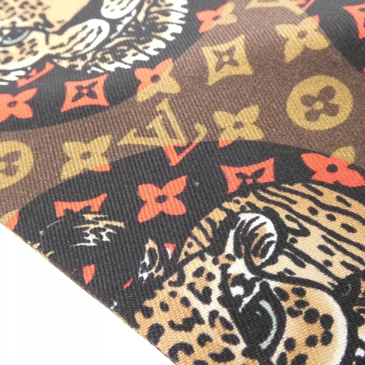 LOUIS VUITTON M70701 Scarf Monogram Black Monogram Rank A - Thumbnail 3