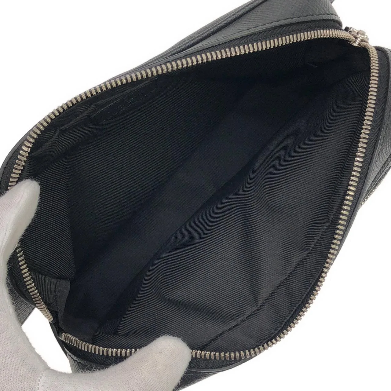 LOUIS VUITTON Bum Bag M30245 Shoulder Canvas Black Canvas Rank A - Thumbnail 8