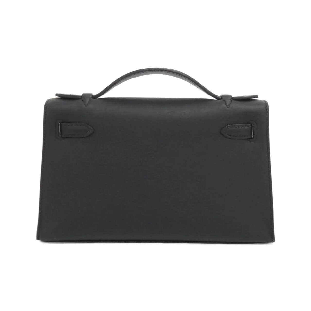 HERMES Kelly 049417CC Handbag Swift Black Swift Leather Rank A - Thumbnail 2