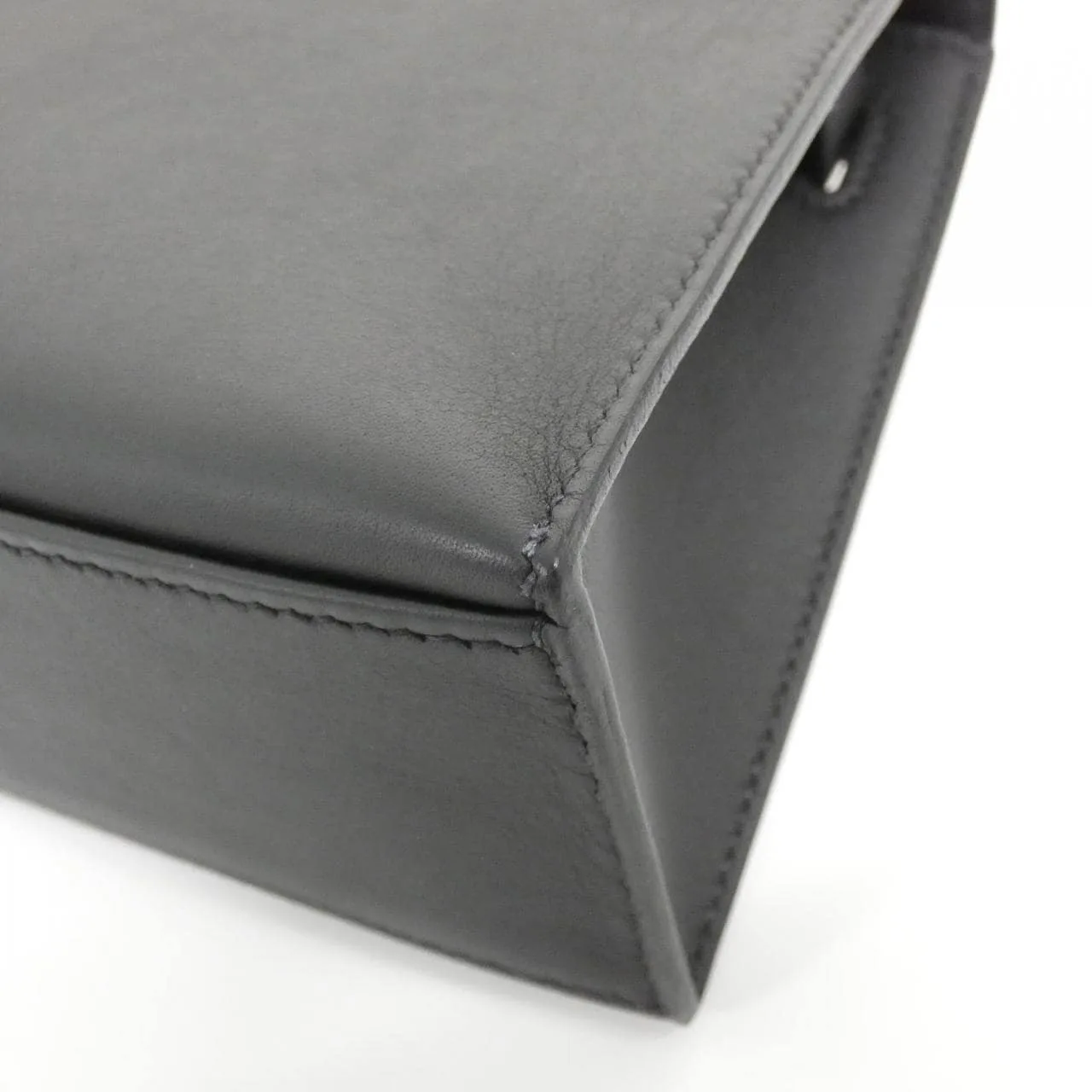 HERMES Kelly 049417CC Handbag Swift Black Swift Leather Rank A - Thumbnail 4