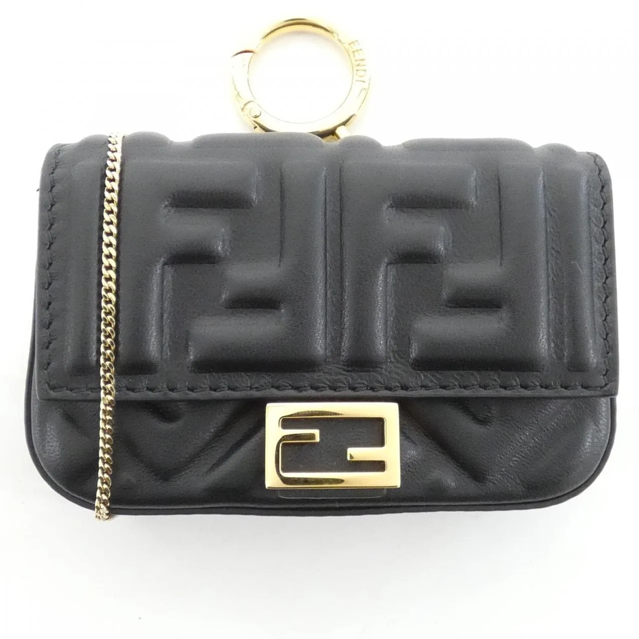 FENDI Baguette 7AR844 AAJD 鎖匙包 羊皮 2