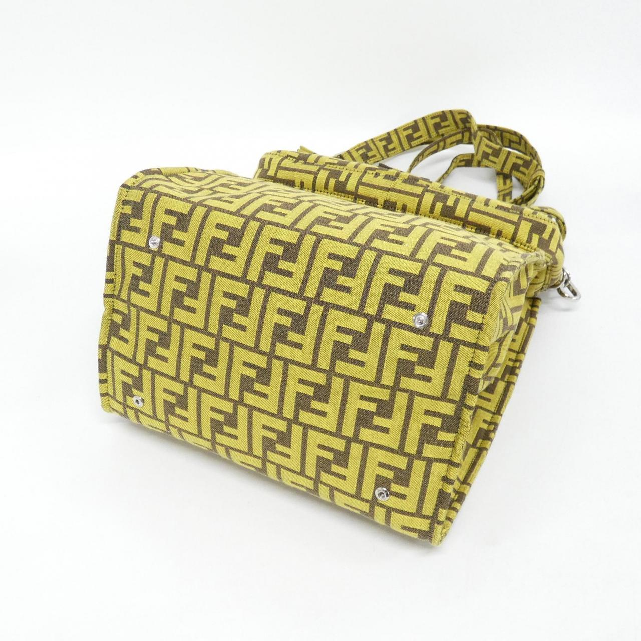 FENDI Baguette 8BH418 AR1Y 手提包 帆布 3