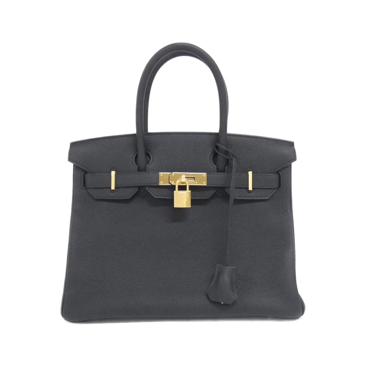 HERMES Birkin 027633CC Handbag Togo Black