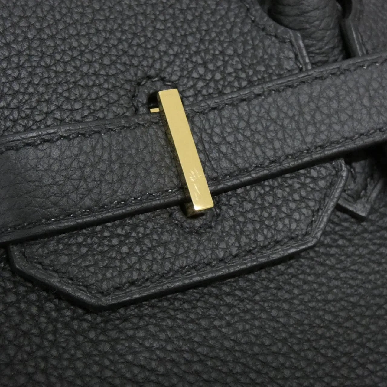 HERMES Birkin 027633CC Handbag Togo Black Togo Leather Rank A - Thumbnail 4